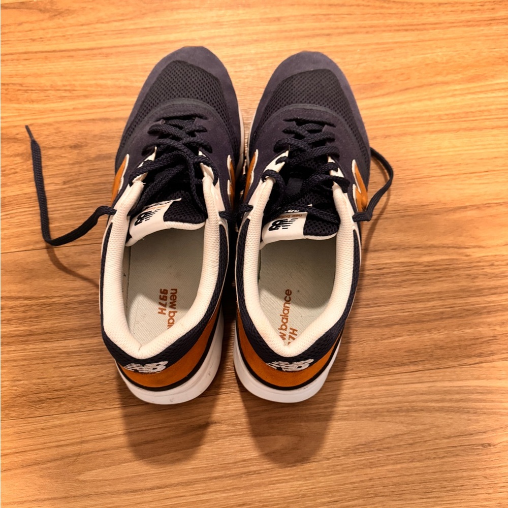 New Balance 997h Men's Dark Blue and Orange Sneakers